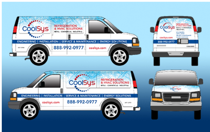 coolsys refrigeration and HVAC solutions van