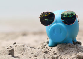 Toy Pig with Glasses