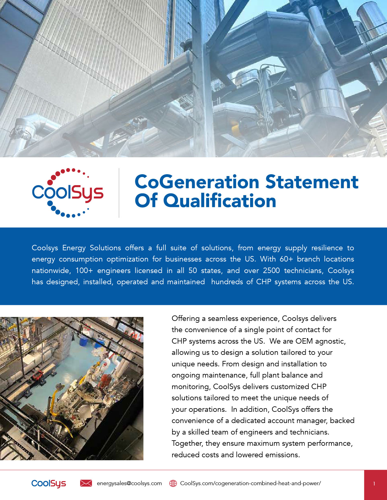 CoGeneration Statement of Qualification