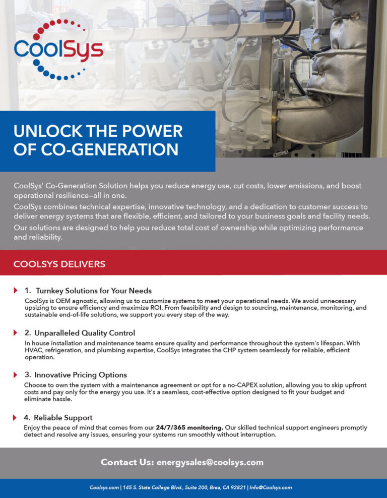UNLOCK THE POWER OF CO-GENERATION