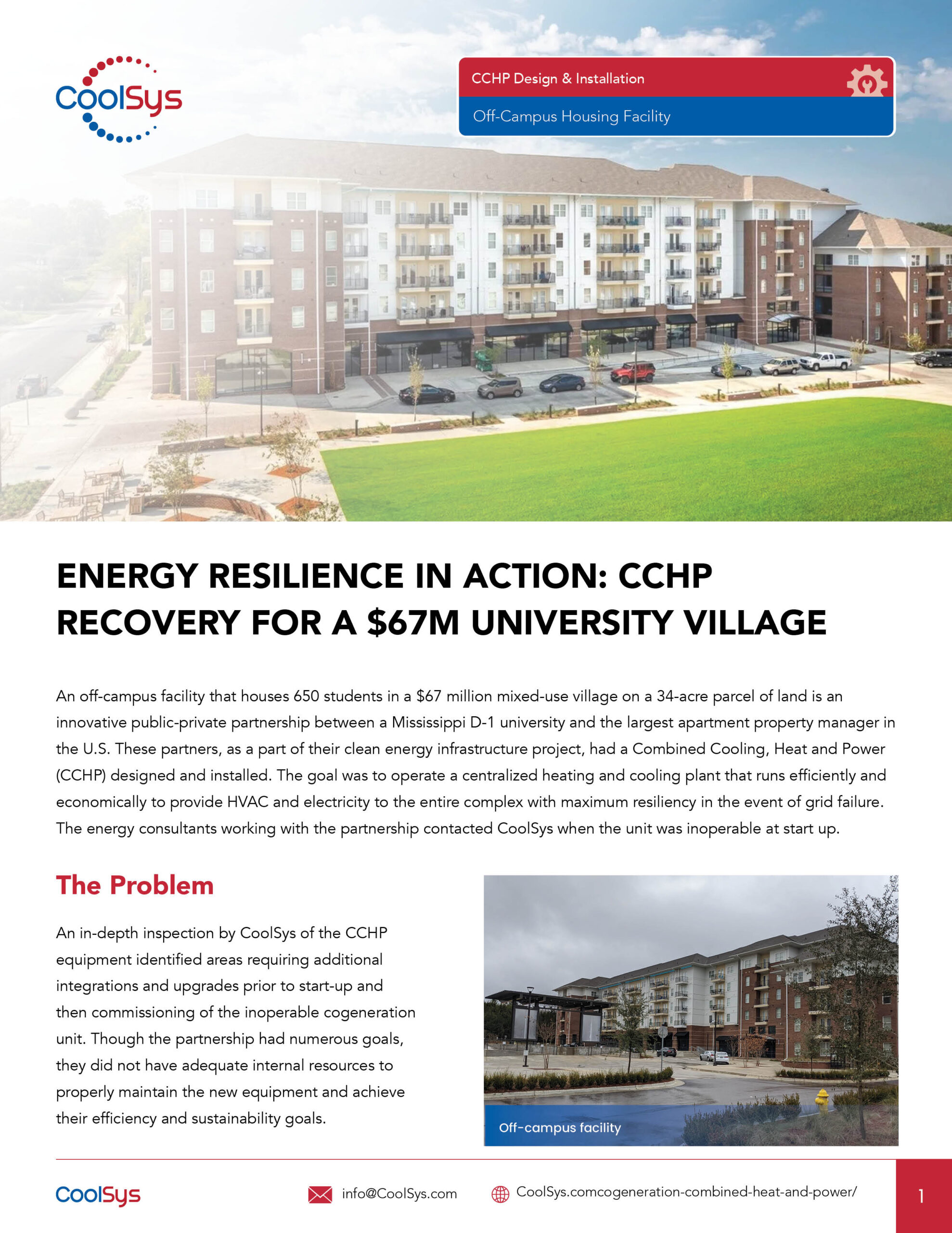 MSU-CoGen Business Case - CoolSys