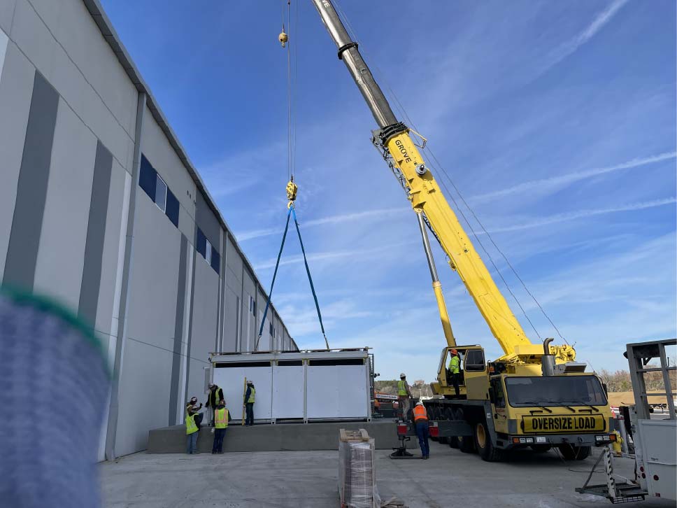 Rons refrigeration now coolsys offers crane rental