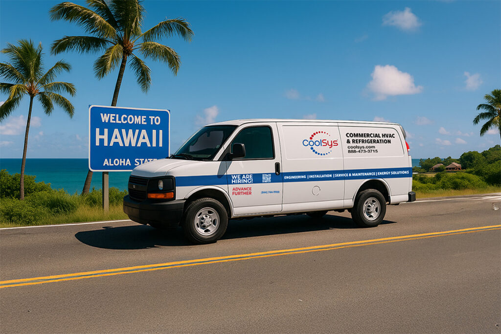 CoolSys offers comprehensive HVAC and Refrigeration services in Hawaii. Fast installation, repairs, and maintenance.
