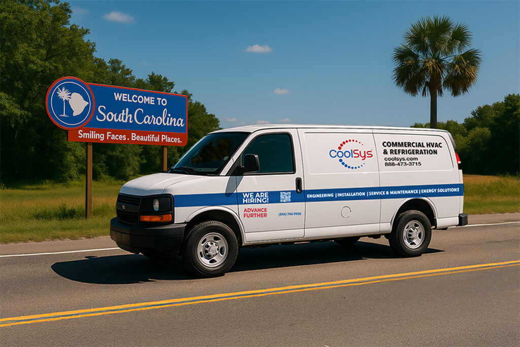 commercial HVAC refrigeration services in south carolina- CoolSys
