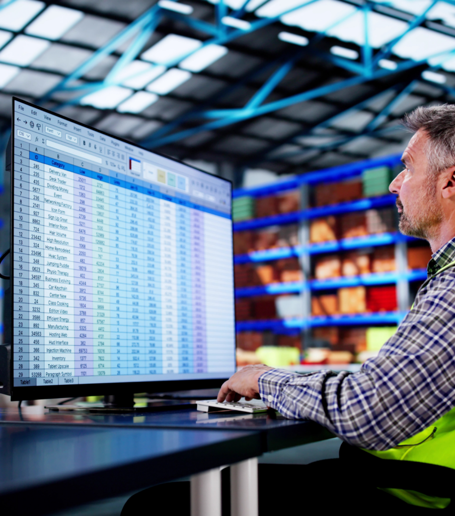 Compliance expert at desk on computer reviewing regulations